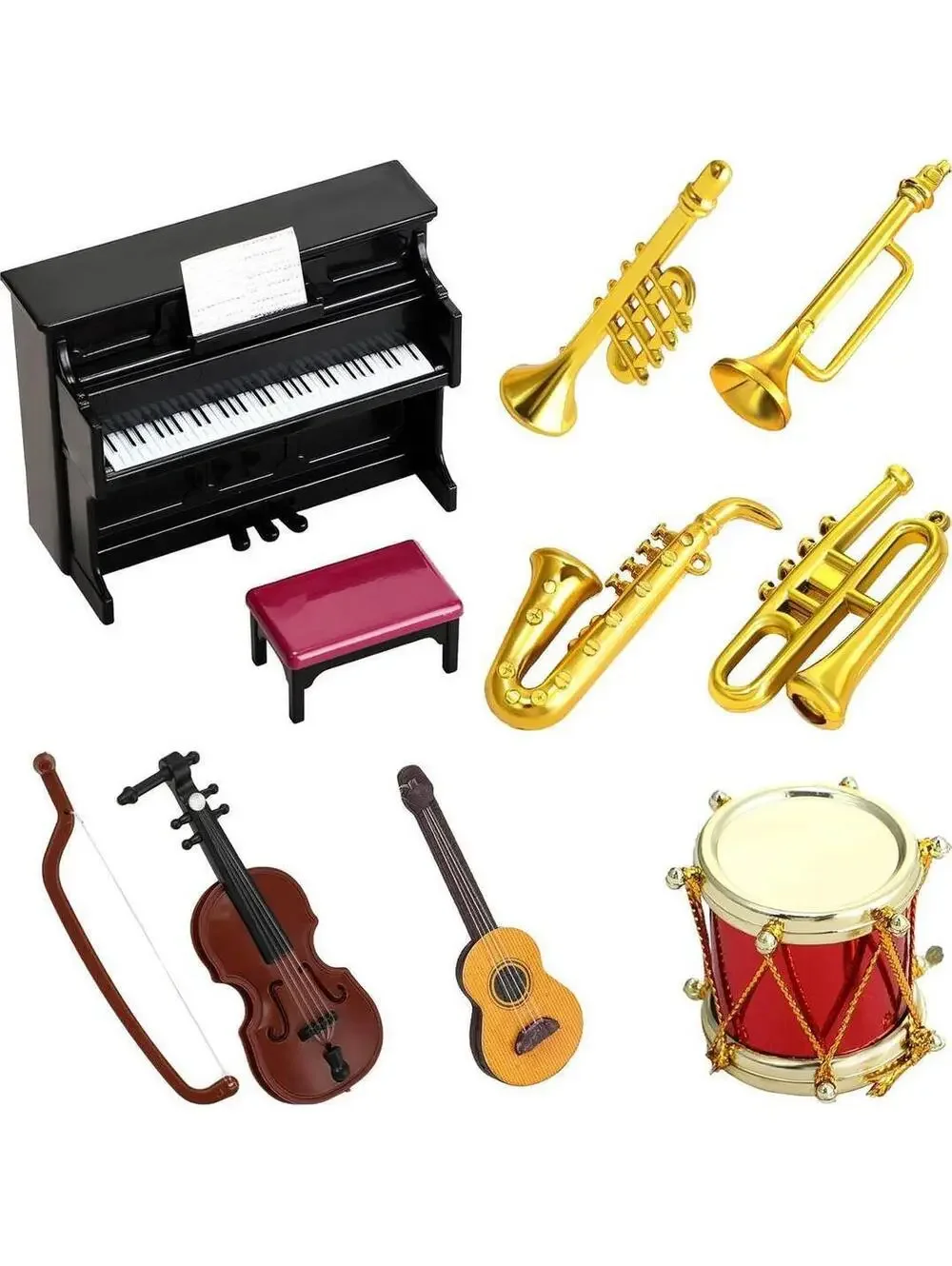 Miniature Musical Instrument Set